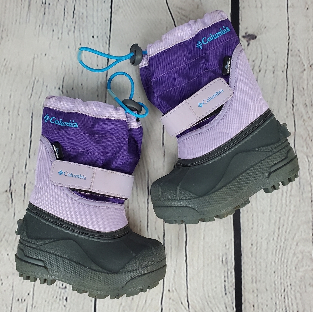 Columbia Powderbug Plus II Snow Boots Ski Boots Size 6 Toddler Girl's